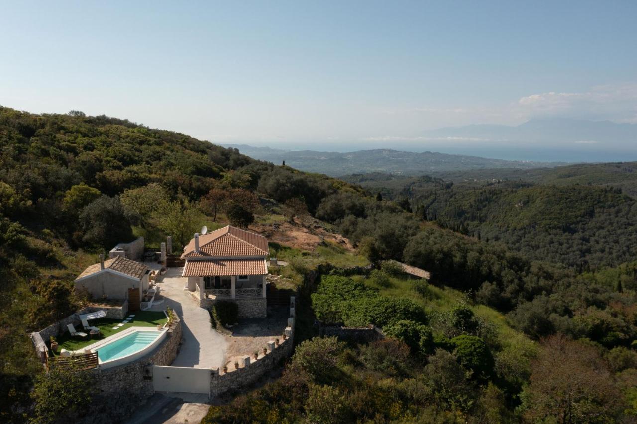 Koukoutsa House With Swimming Pool Corfu Sokraki Villa Sokrákion Dış mekan fotoğraf