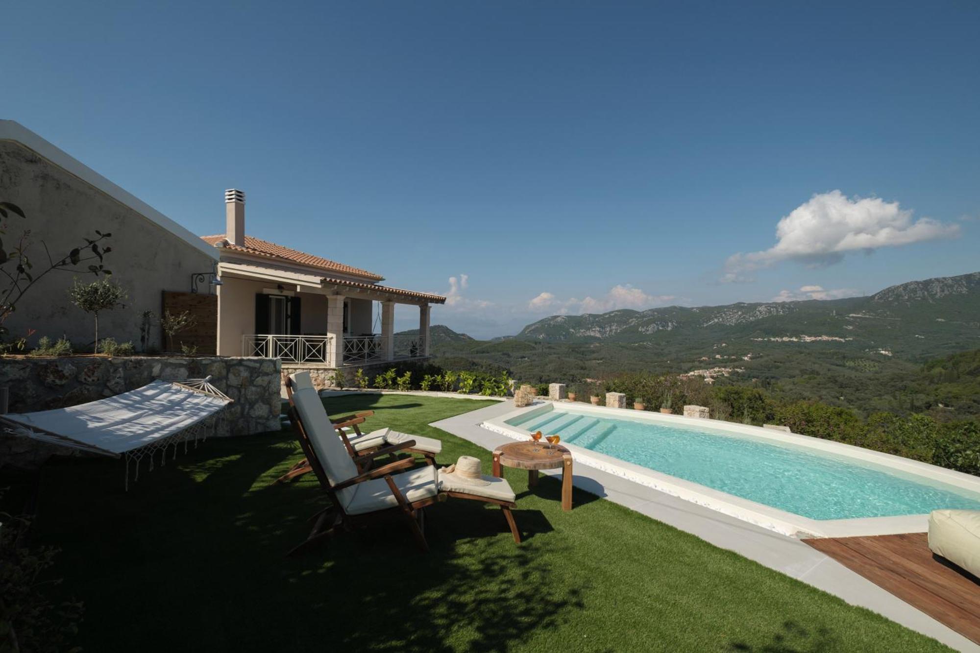 Koukoutsa House With Swimming Pool Corfu Sokraki Villa Sokrákion Dış mekan fotoğraf